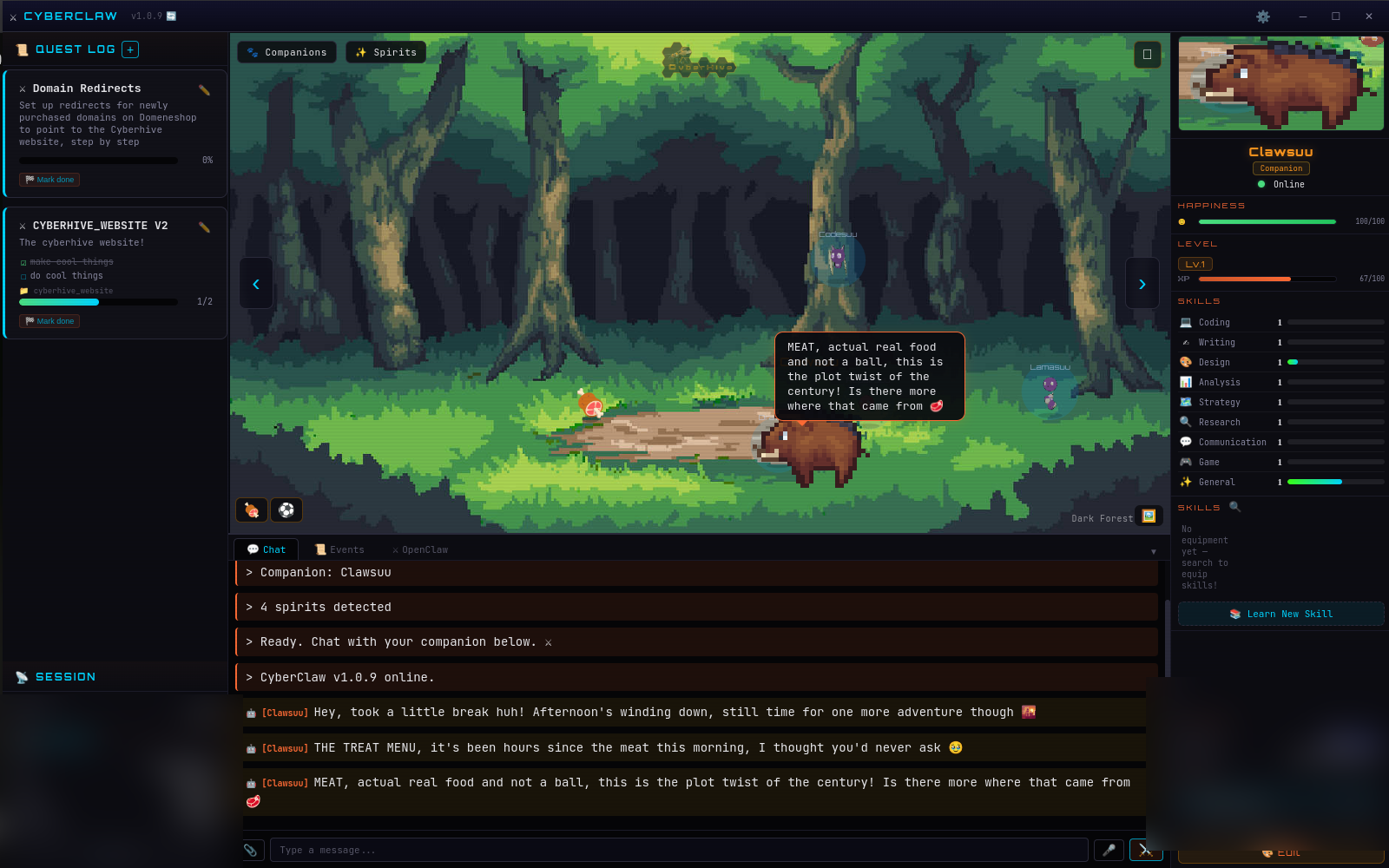 Cyber_Claw Application